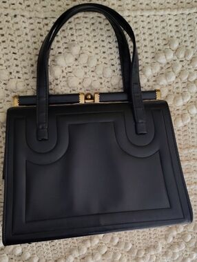 Black Handle Bag Vintage
